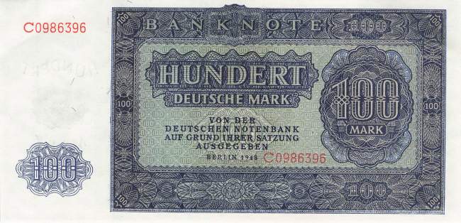 100 Mark 1948 ro,346 C
